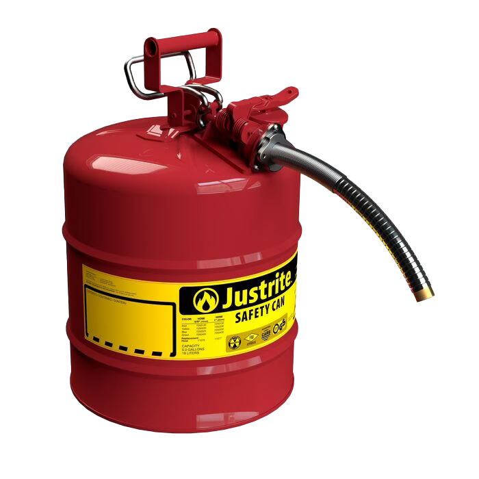 Justrite® Bidón de Seguridad Anti-Flamas Tipo II - 5 Galones