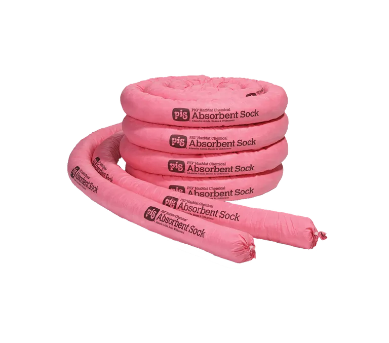 PIG® HazMat Chemical Absorbent Sock