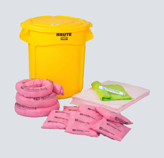 PIG® Kit Anti-Derrames Para Químicos y Ácidos (75 Litros)