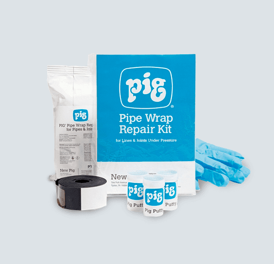 NEW PIG Kit de reparación de tuberías para líneas y juntas bajo presión