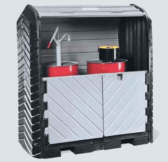 NEW PIG Pallet Anti-Derrames para 02 Cilindros c/Cobertor